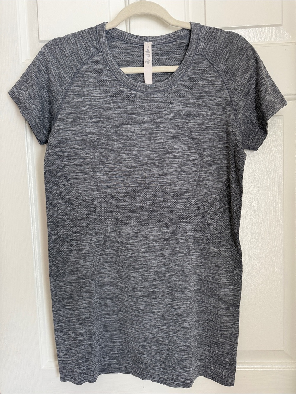 Lululemon Swiftly Tech Short-Sleeve Heathered Shirt 2.0 Hip Length